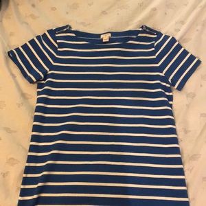 Stripped J.CREW midi dress